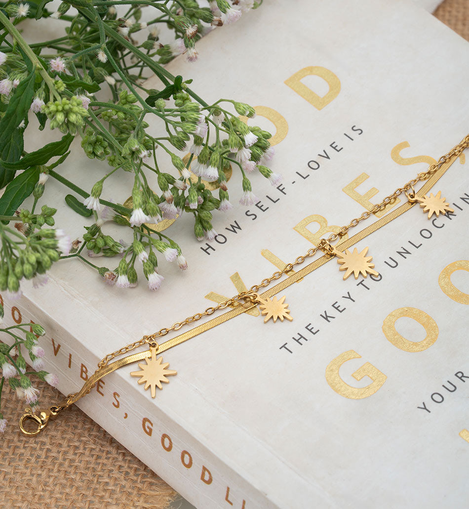 Sunburst Charm Bracelet
