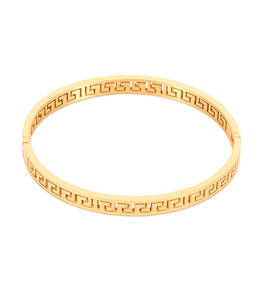 Classic Greek Key Bangle Bracelet