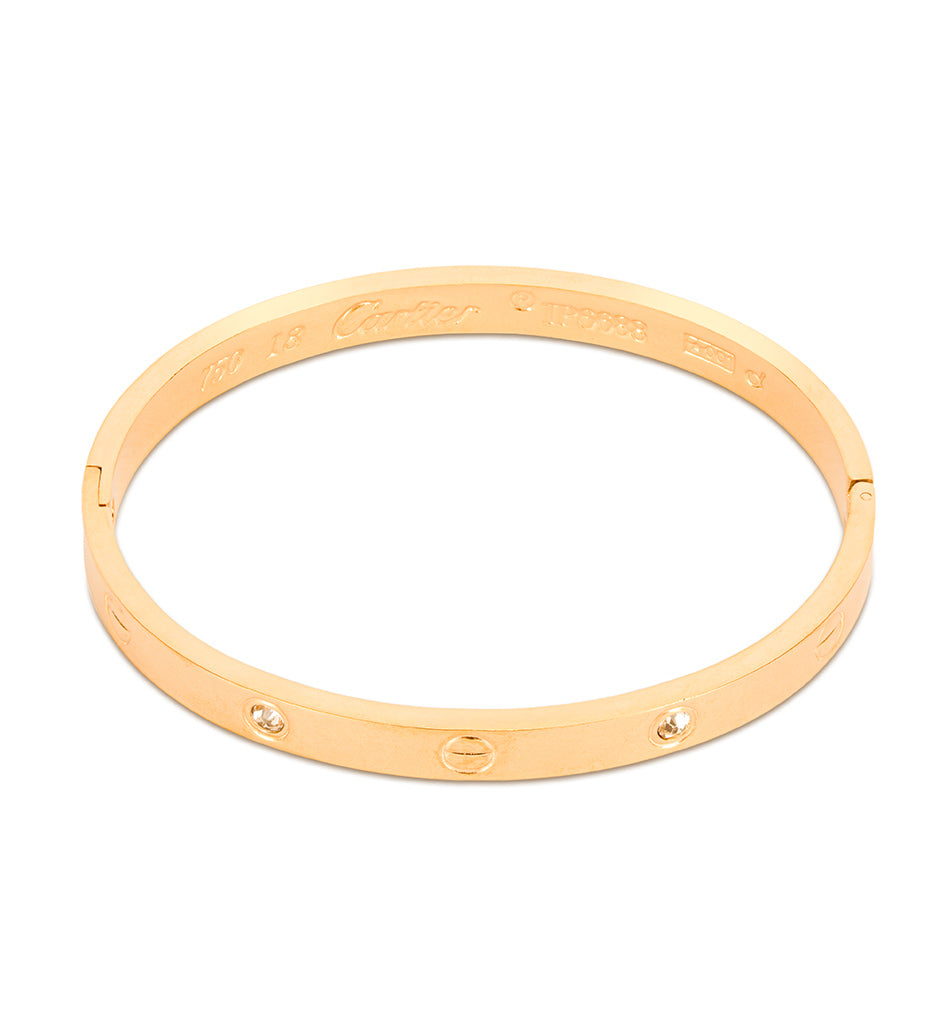 Elegant Crystal Studded Bangle Bracelet
