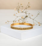 Greek Key Pattern Bangle Bracelet