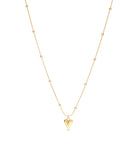 Golden Heart Pendant Necklace