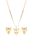 Bow Heart Jewelry Set