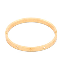 Elegant Crystal Studded Bangle Bracelet